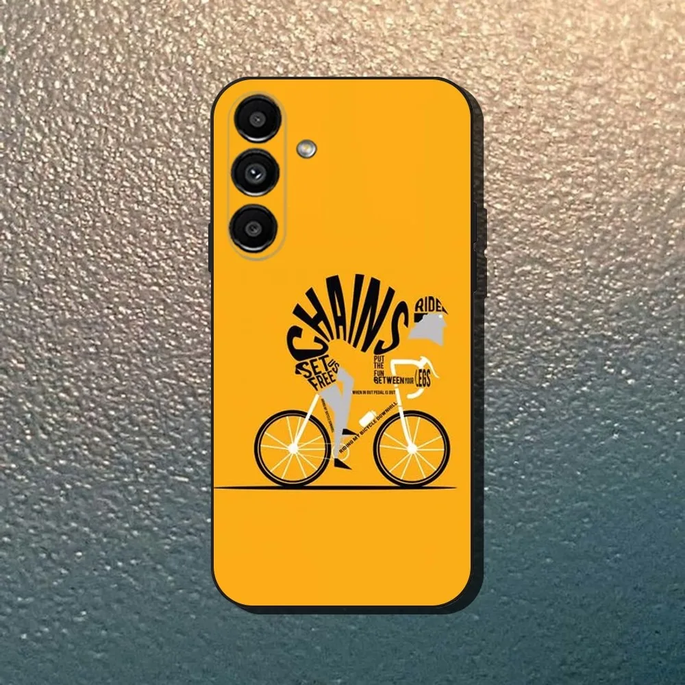 삼성 갤럭시 A13,A21s,A22,A31,A32,A52,A53,A71,A80,소프트 블랙 쉘용 투르 드 프랑스 자전거 전화 케이스