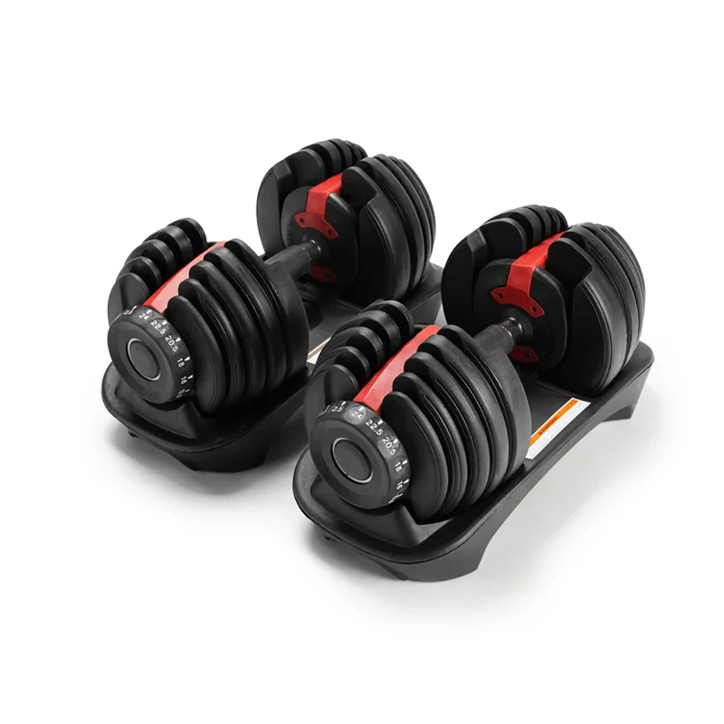 Set dumbbell dapat disesuaikan murah 24kg kualitas tinggi