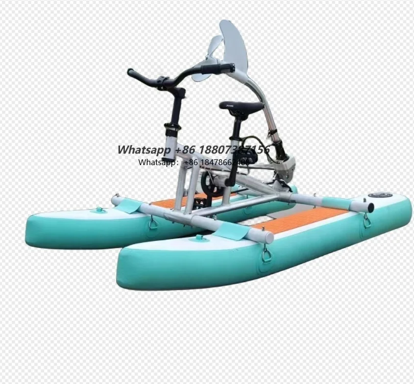 

Children's Style Inflatable High Quality PVC Single Bike Leisure Water Pedal Boats for Sale