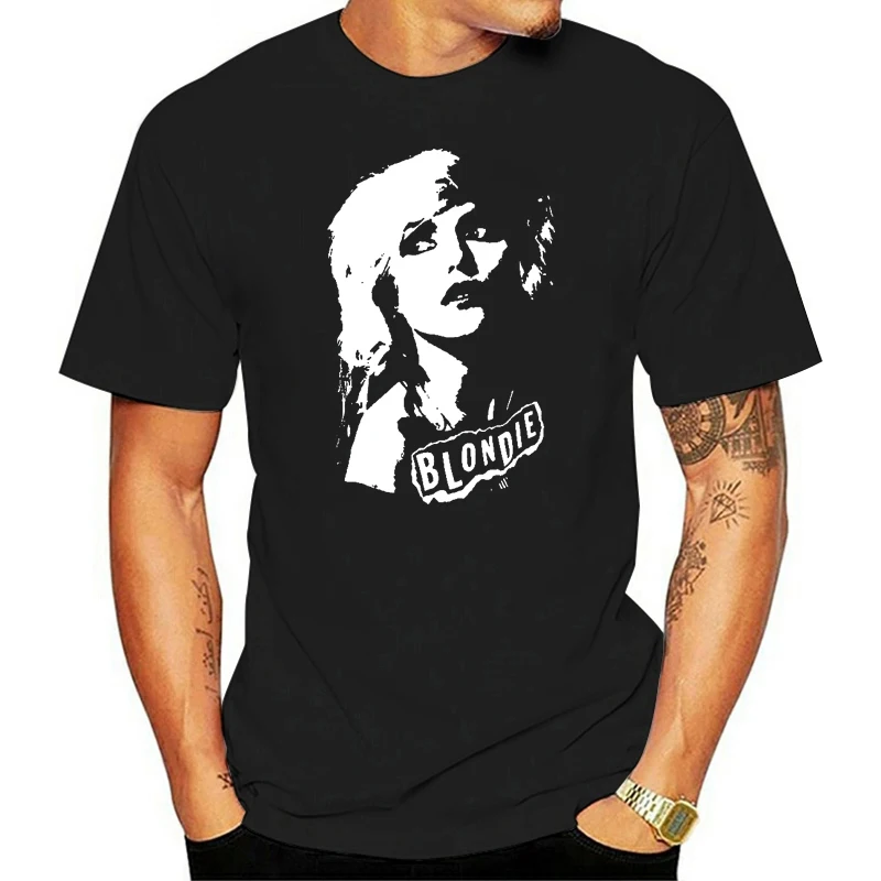 Blondie 100% Cotton Fashion Funny Printing Graphic Loose Men/Women T-shirt Hot Sale Summer Eu Size Oversize Tee Shirts