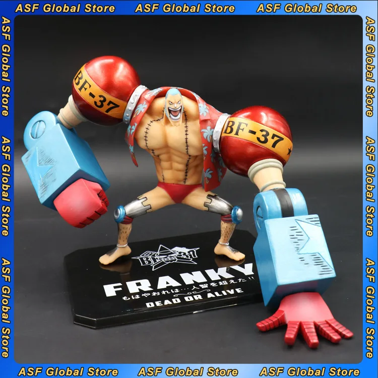 

15 см Новый ONE PIECE Аниме Фигурка Фрэнки Периферийные устройства ПВХ Модель Сцена Статуя Настольные украшения Детские подарки на день рождения Игрушки