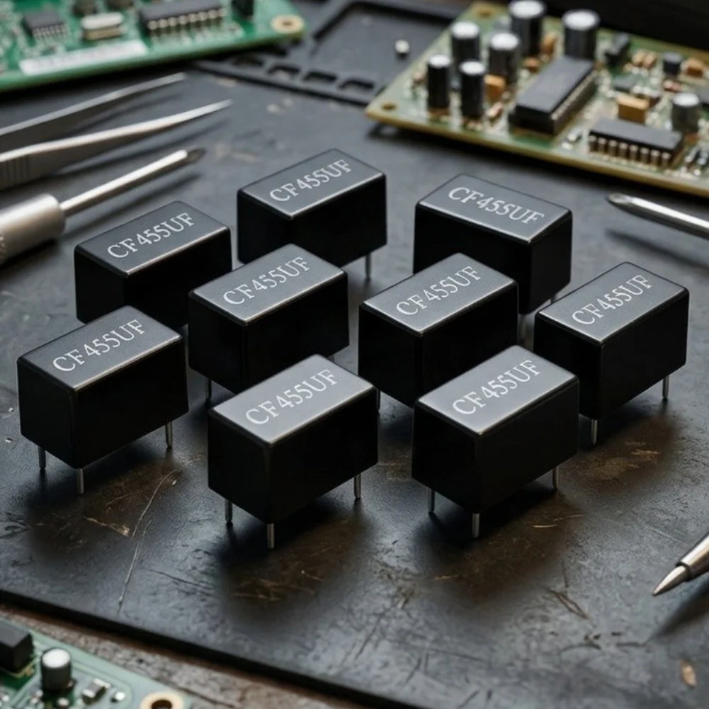 8pcs 455 Filter Compatible with For CF455UF LTM455WF M55FW CFVM455F Two Way Radios Signal Integrity Enhancement