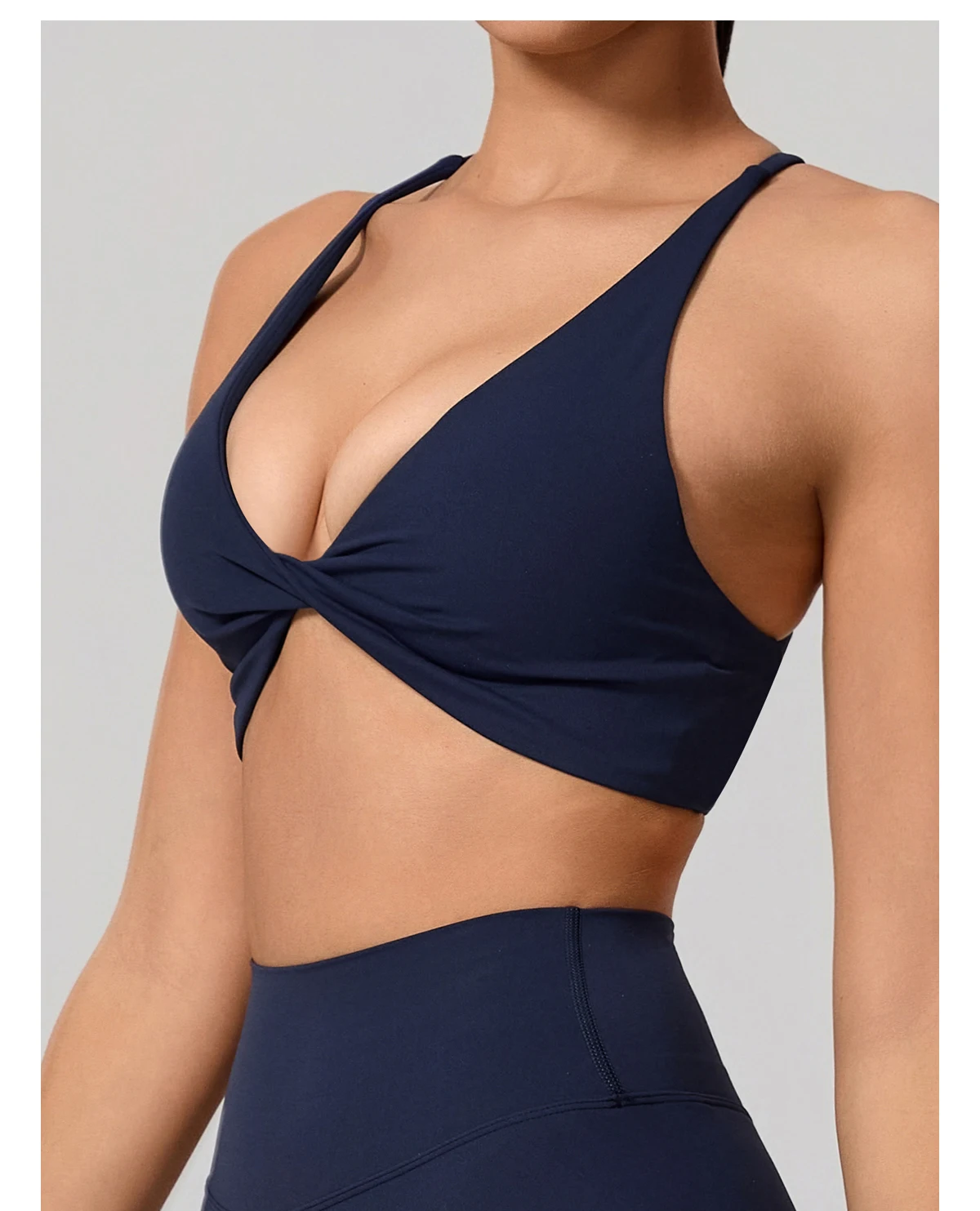 Hearuisavy Sommer Sexy Gym-Top für Damen, Lauf-BH mit Rückenkreuzung, Yoga-BH, Sport-BH, atmungsaktive Push-Up-Unterwäsche, Fitness-Workout-Top – Detail 36