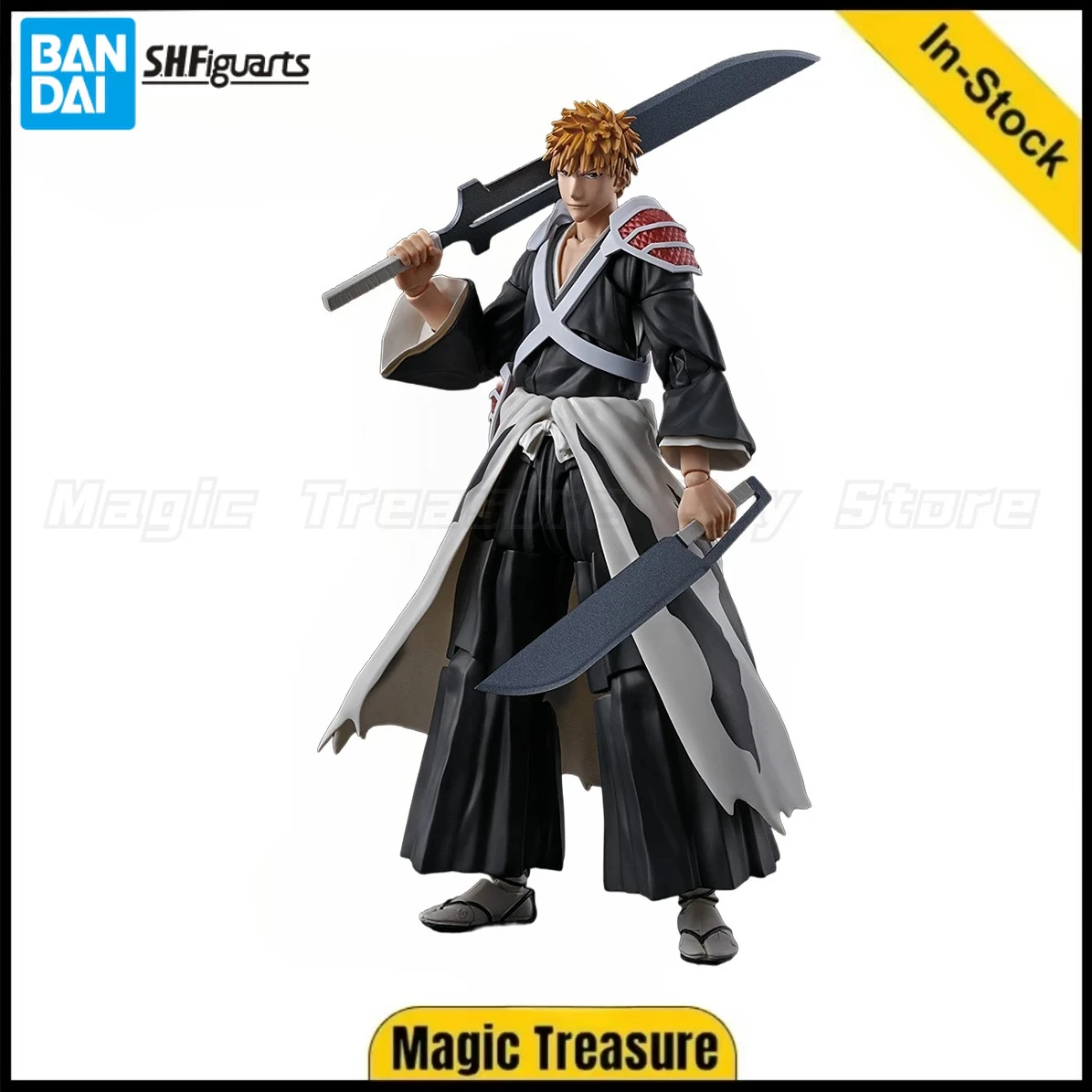 

【In Stock】Original BANDAI SPIRITS S.H.Figuarts BLEACH Kurosaki Ichigo Action Figure Toys Gifts