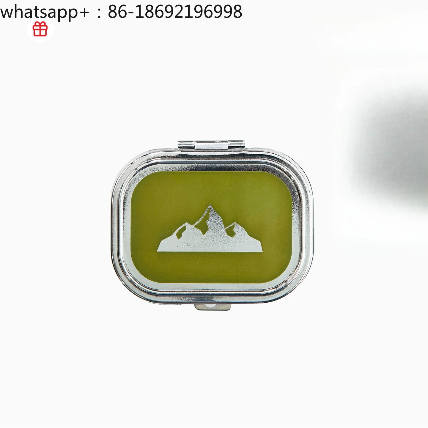 Vintage Portable Ashtray Pocket Mini Lid Ash Box