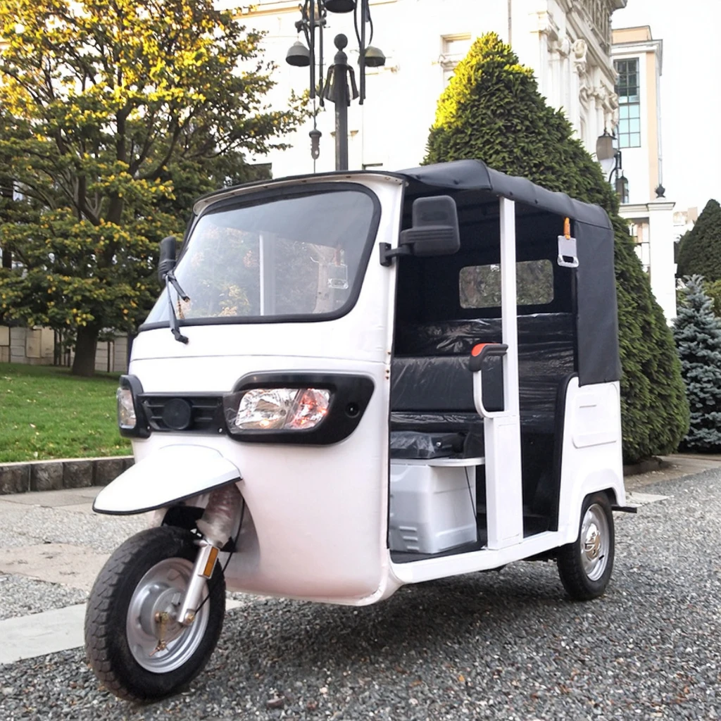 

Bajaj Auto Taxi Passenger Tricycles Petrol Motorized Tuk Tuk with Three Wheels Electric Tricycle Motorcycle