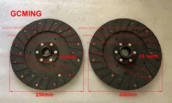 Jinma 304.21S.018 MAIN CLUTCH DISC + 304.21S.013 PTO clutch disc , 10'' dual-stage 3-finger clutch, JINMA tractors, JM-304 / 354