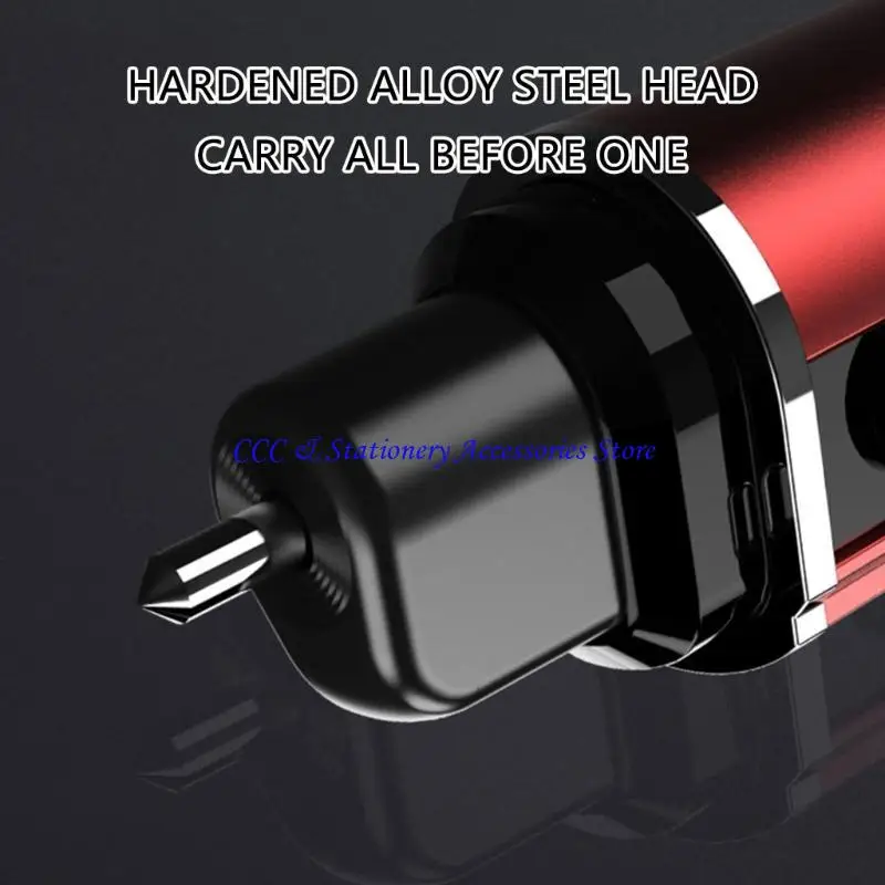 Q1JC Compact Car Safety Hammer Quick Window Breaking Tool with Parking Number Plate