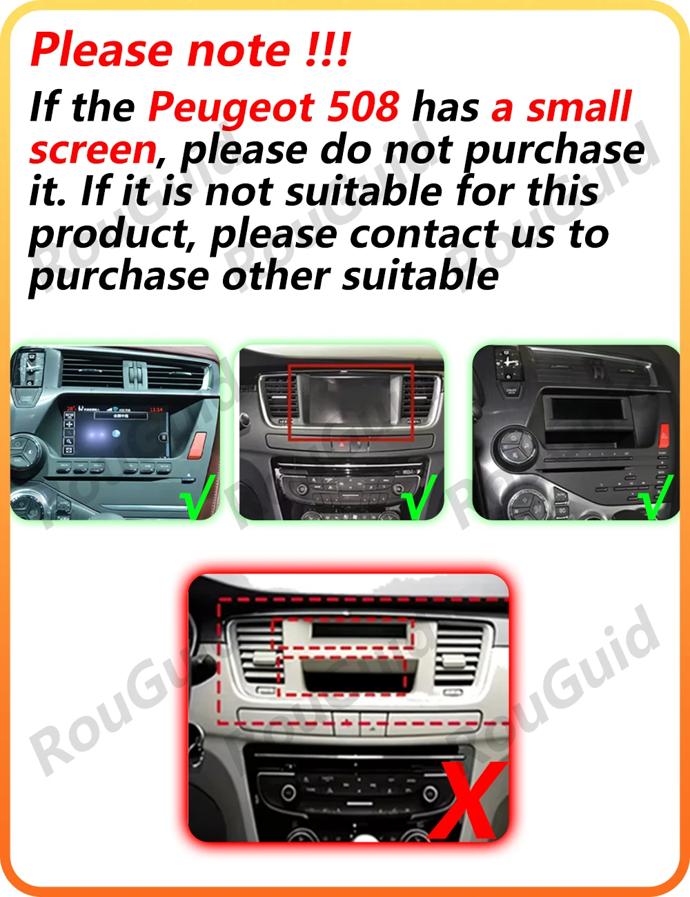 Car Radio Android 16 Carplay For Peugeot 508 508SW For Citroen DS 5 DS5 2001 - 2018 Multimedia Player Stereo GPS DSP Navigation
