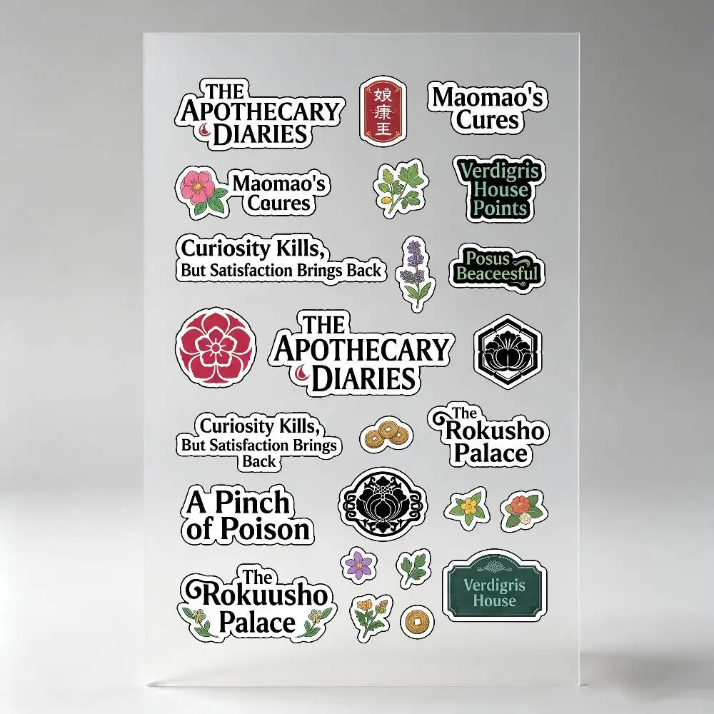 The Apothecary Diaries Anime Stickers Auto Body Bumper Windows Motorcycle Laptop Walls Vinyl Decal Car Tuning Accessories