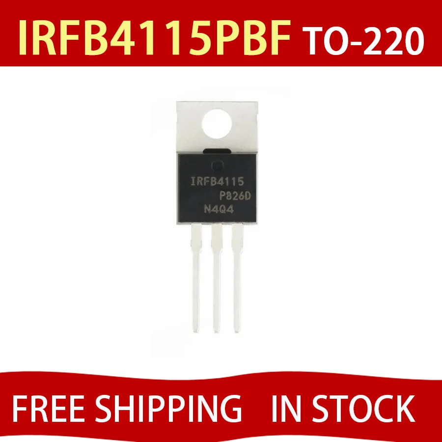 10pcs IRFB4115PBF TO220 IRFB4115 TO-220 4115 IC IRF4115 FREE SHIPPING