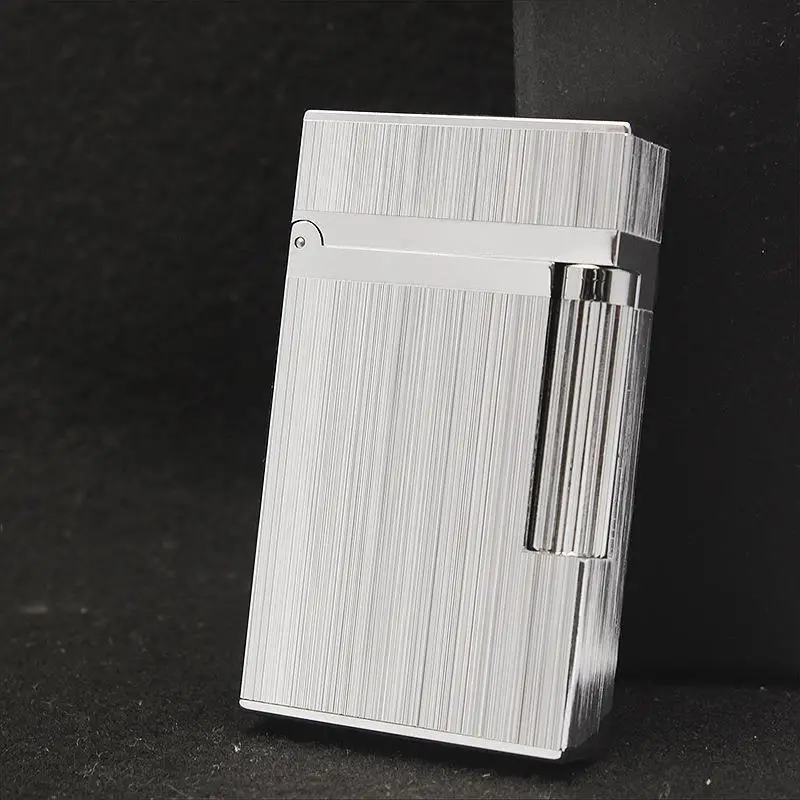 

CHIEF матовая кованая серебряная зажигалка с четким щелчком звукаT зажигалка для орка металлическая зажигалка для сигар зажигалка для дракона крутая гаджет