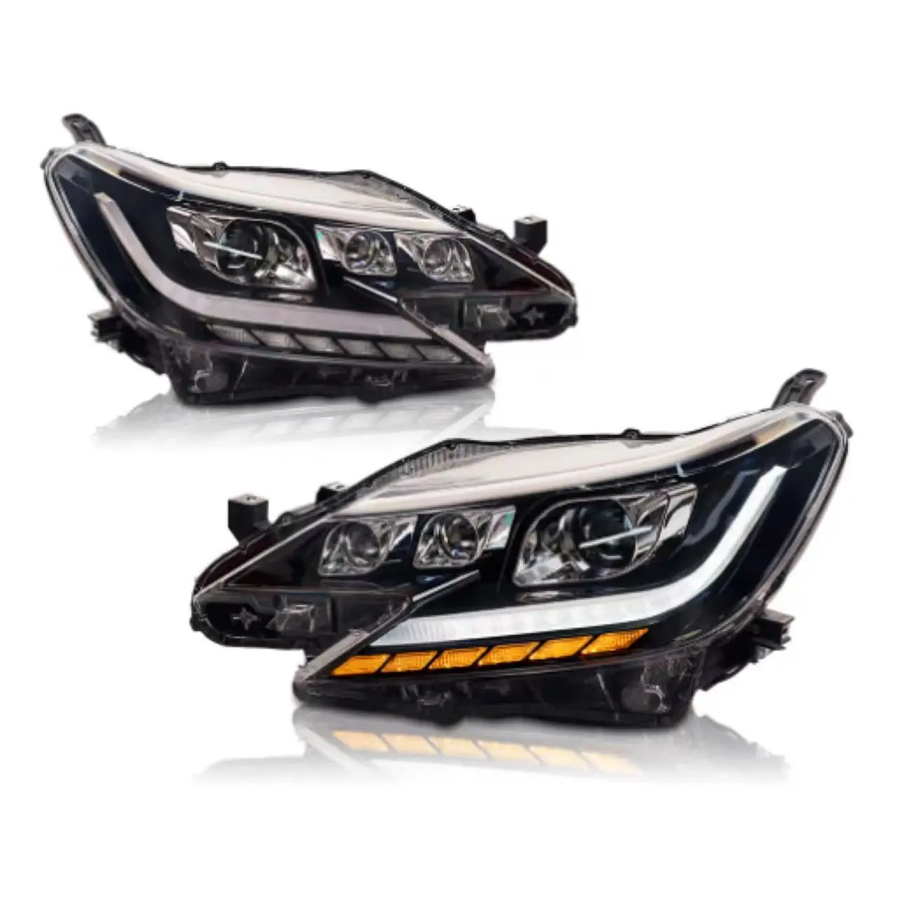 

LED Headlight Assembly Fit REIZ Red Front Lamp Modification