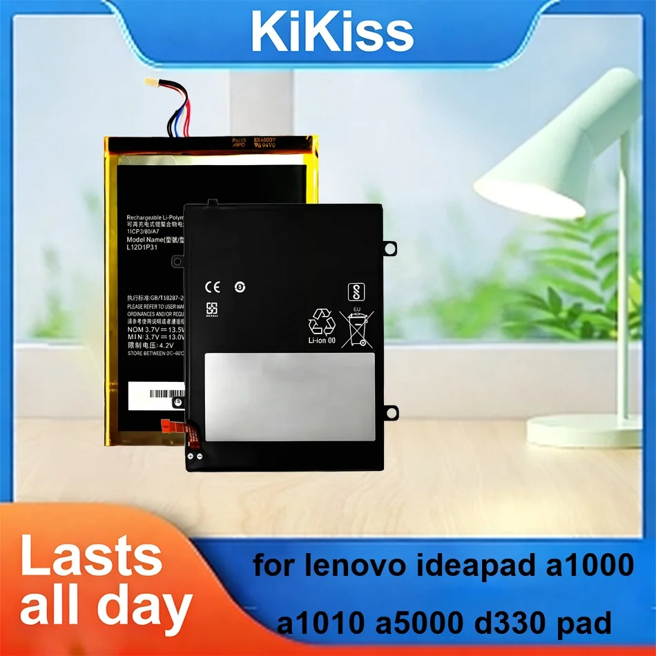

L12D1P31 L12T1P33 L17D1P35 ( Buckle 1 ) L17D1P35 ( Buckle 2 ) Battery For Lenovo Ideapad A1000 A1010 A5000 D330 Pad