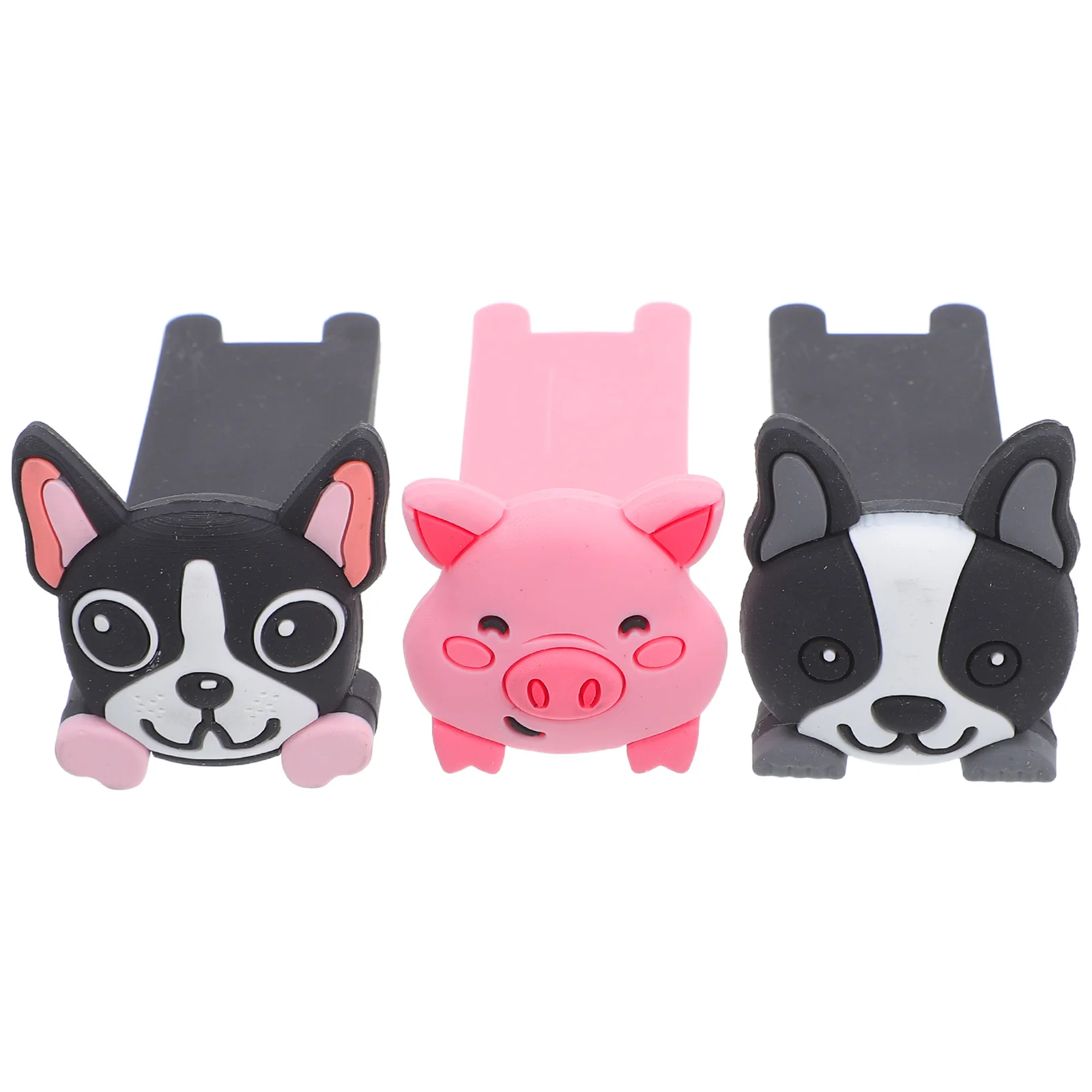 

3Pcs Animal Door Stopper Cute Cartoon Design Anti-Pinch Wall Protector for Bedroom Kitchen Bathroom Home Decor Floor Wedge