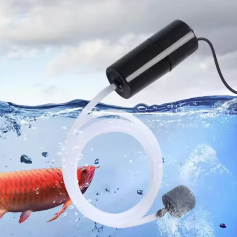 Mini Aquarium Air Pump Kit wit - огляд і ціна Aquarium Lily Pipe