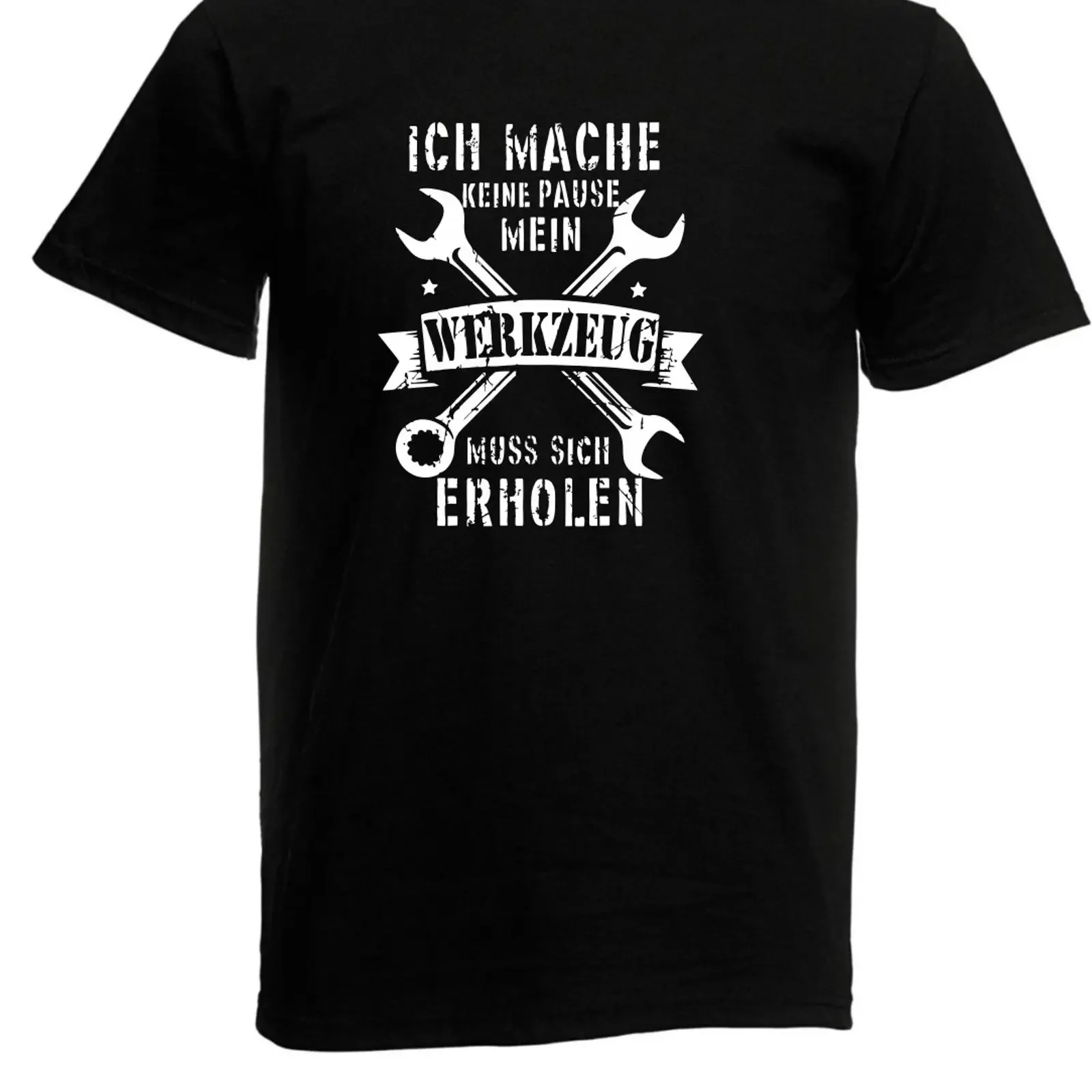 Herren T Shirt I Handwerker Machen Keine Pause das Werkzeug muss l bis 5XL vintage Washed streetwear Unisex graphic