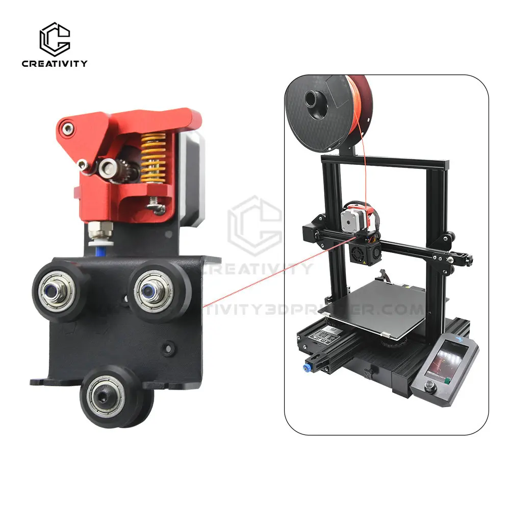 محرك المباشر المزدوج والعتاد الطارد دعم لوحة عدة ، Ender-3 أندر 3 برو ، كر 10 ، كر 10S ، الطارد محول ، ثلاثية الأبعاد أجزاء الطابعة ، ترقية