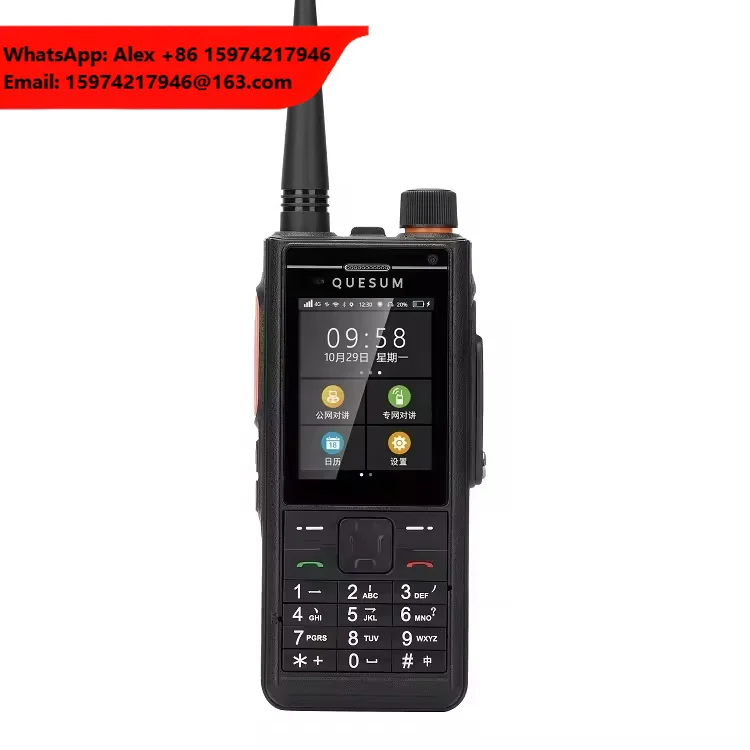 Quansheng Newest Waterproof GPS Handheld Walkie Talkie Android System High-Tech 4G Digital Sim Card Supports PoC+DMR+Analog Mode