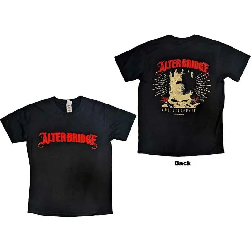 Camiseta Alter Bridge Addicted To Pain preta nova