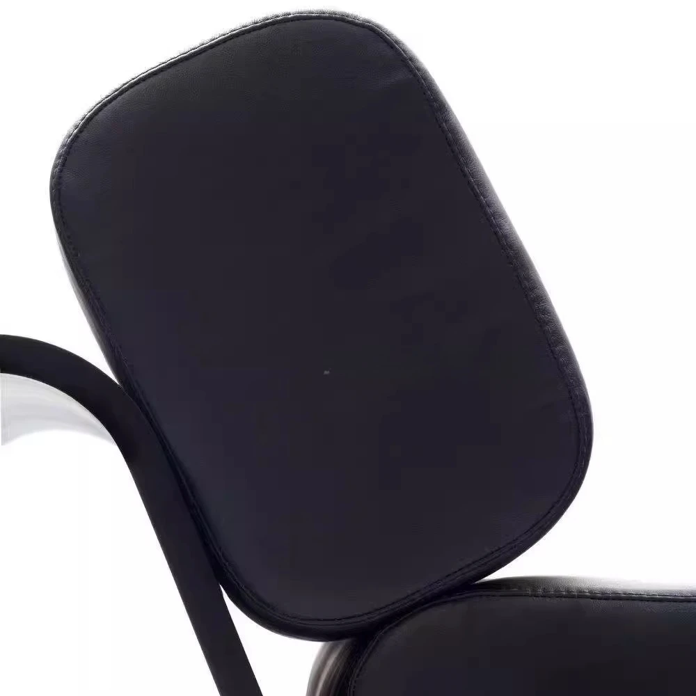 

Nordic single chair light luxury leather art simple apartment creative leisure chair