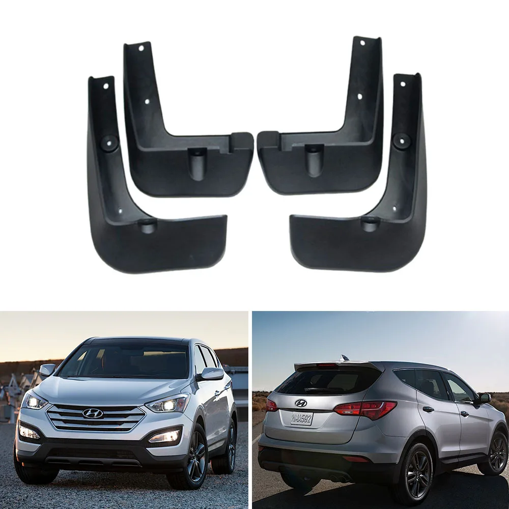 

Передние и задние брызговики для Hyundai Santa Fe LX ix45 Santafe 2013-2018 DM брызговики брызговики аксессуары для крыльев