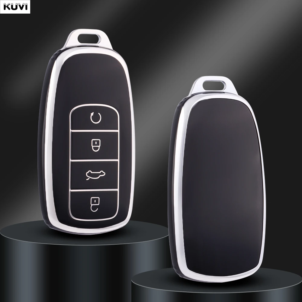 4 taste TPU Auto Fernbedienung Schlüssel Fall Abdeckung Shell Für Chery Tiggo 8 Pro Tiggo 8 plus Neue 5 Plus 7pro Omoda 5 Schutz Fob Zubehör