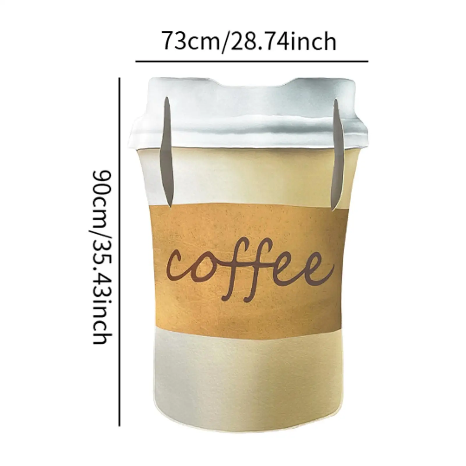 Kerst koffiekostuum Leuke Halloween jumpsuit voor verjaardagen evenementen cadeau