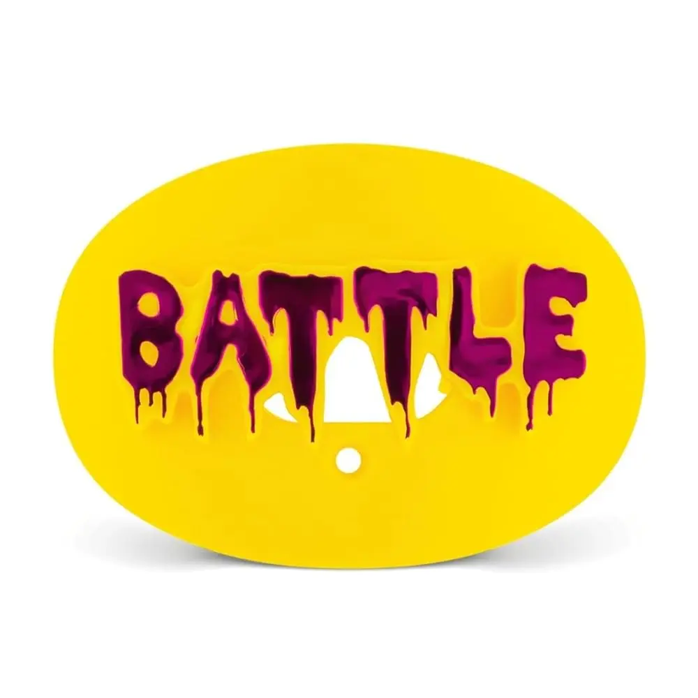 

3D-хромированная защитная маска для рта Football Drip Oxygen - превосходная вентиляция и улучшенная производительность, максимальная защита и воздухопроницаемость, W