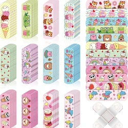 60pcs/set Cartoon Ice Cream Band Aid PE Wound Plaster Kawaii Skin Dressing Patch Adhesive Bandages for First Aid Woundplast