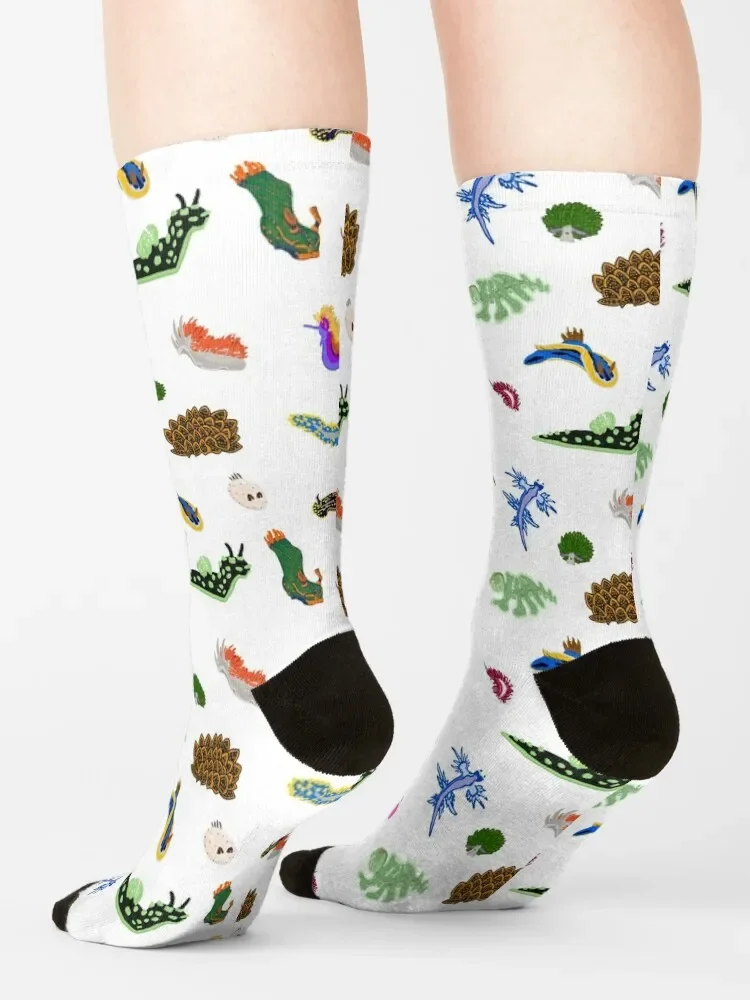 World of Nudibranchs Socks aesthetic tennis snow gift Men Socks Luxury Brand Women's