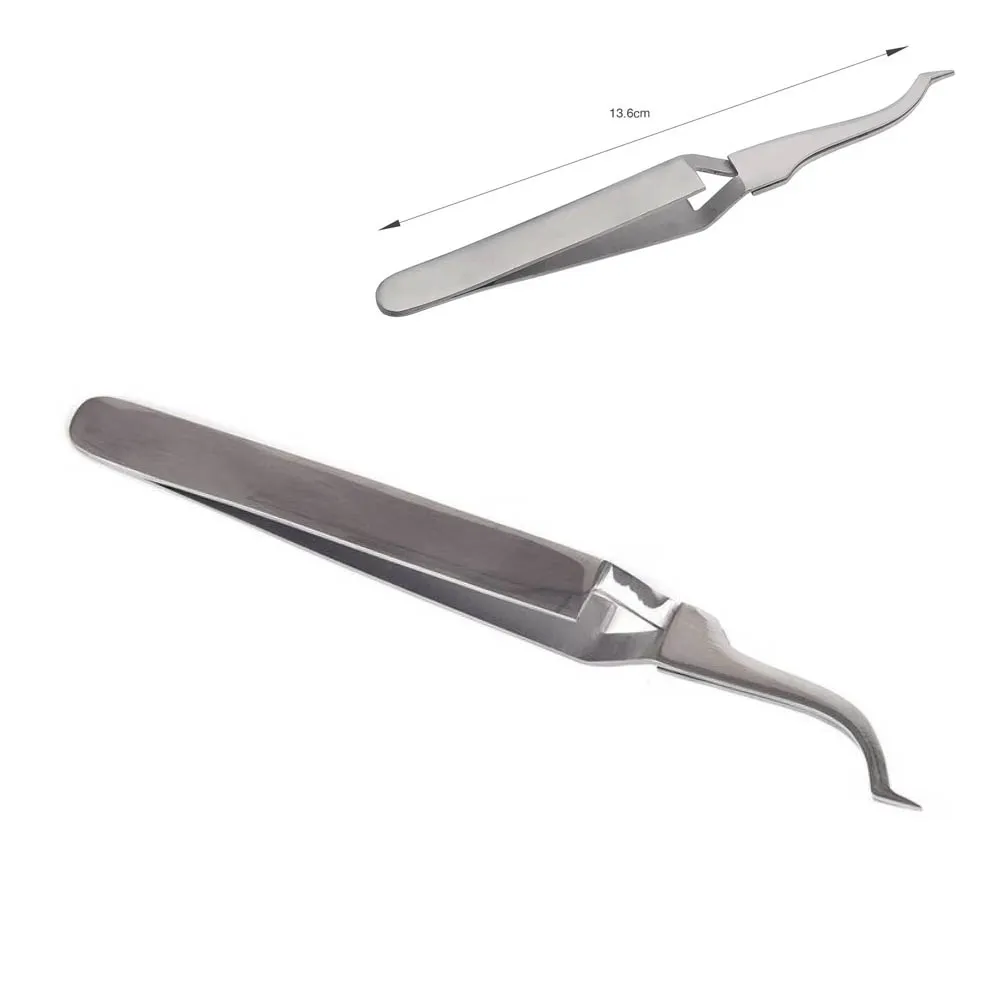 

Professional Dental Orthodontic Bonding Tweezers Set Buccal Tube and Posterior Bracket Placement Forceps