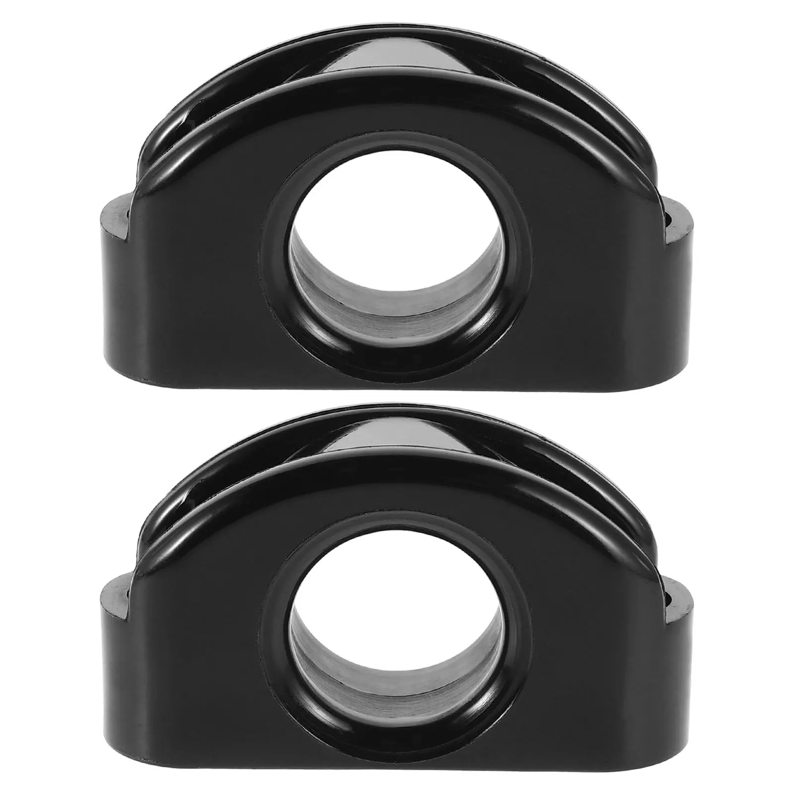 2 قطعة دليل بكرة الكاياك النايلون عجلة دوارة كبيرة سهلة الاستبدال تركيب الصيد اكسسوارات قوارب يخت