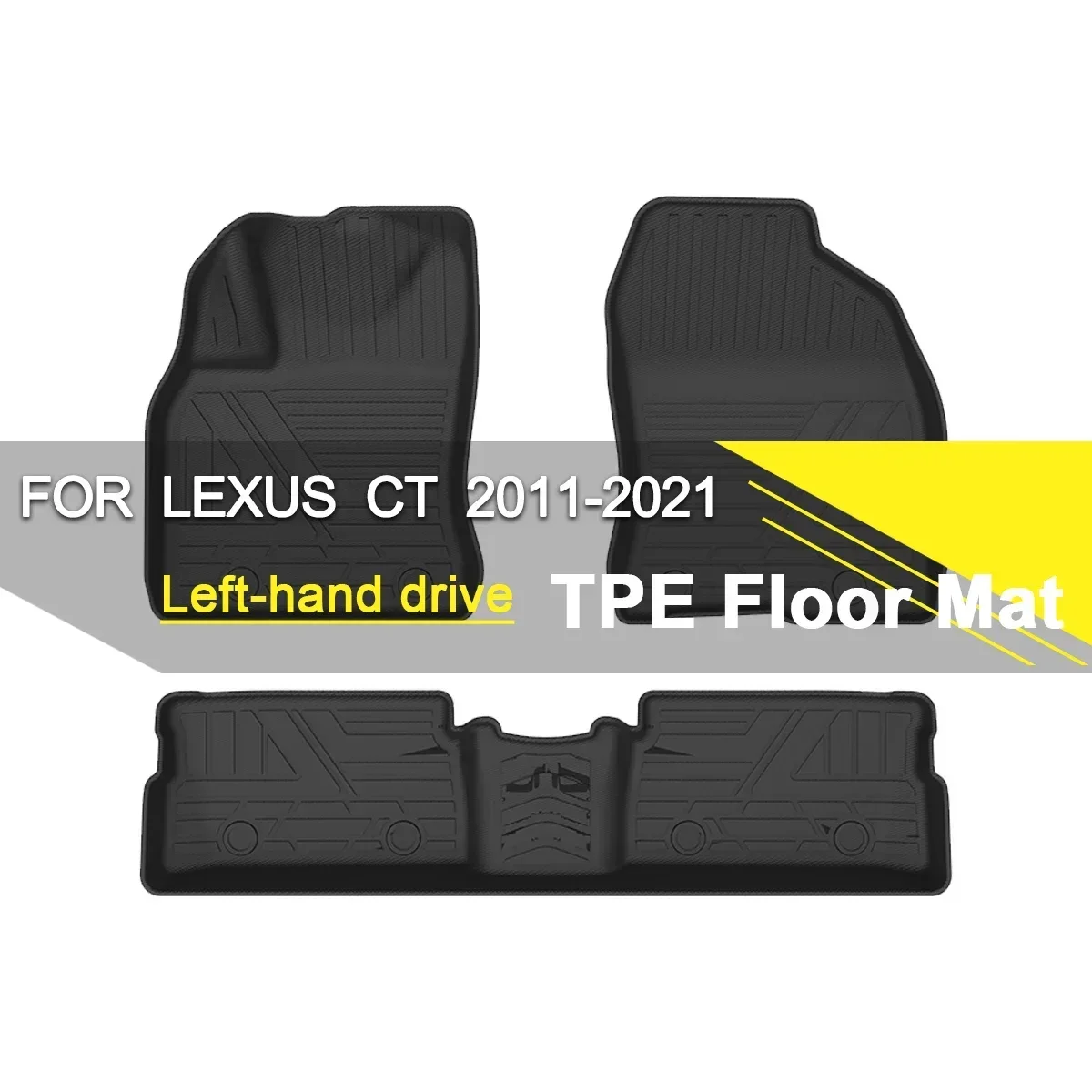 

Автомобильный напольный коврик из термопластичного эластомера, резиновый водонепроницаемый нескользящий рефлекс CT 2011-2021