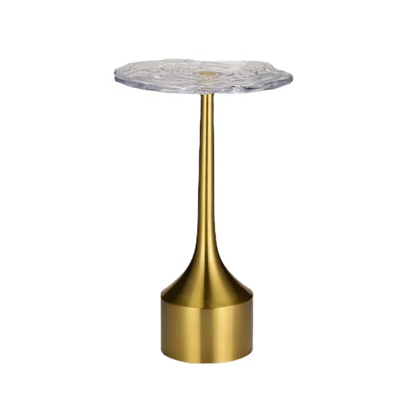 Latest Design Home Livingroom Furniture Interior Acrylic Shape Small Side Table