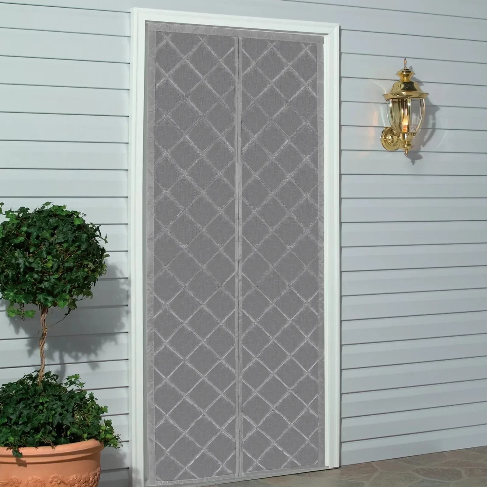 Magnetic Thermal Insulated Door Curtain Weatherproof Energy-Saving Solution for Homes and Businesses Easy to Install