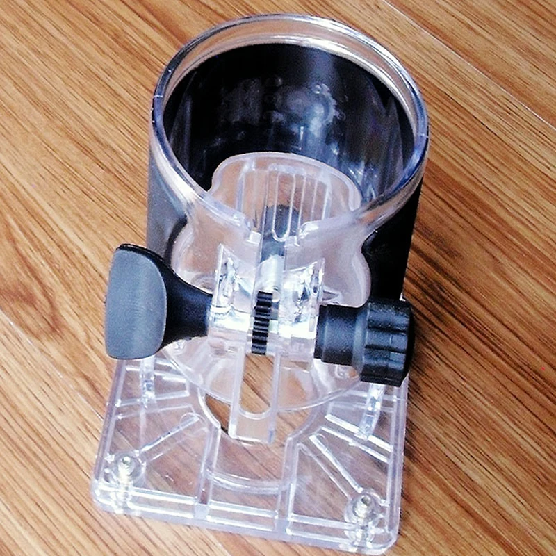 

Wood Trimmer Base Aircraft Bracket Router Machine Transparent Cover Trimming Guide Electric Tool Accessories Promotion