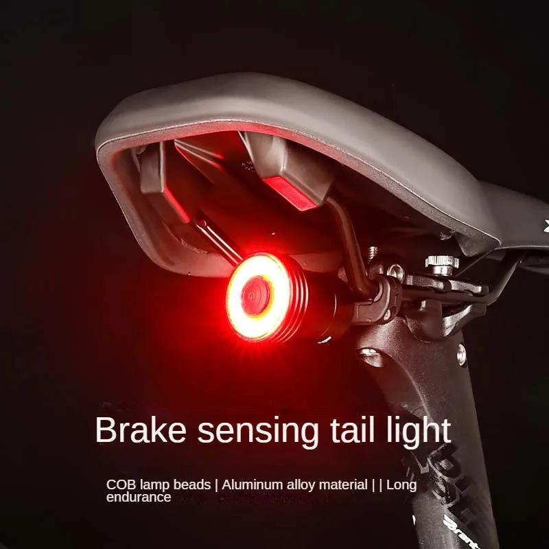 

Bicycle lights road bike highlight warning light brake sensor tail lights outdoor mountain bike riding lights