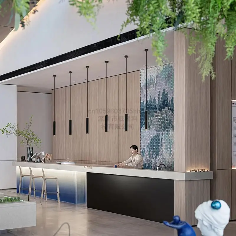 اسطوانة قلادة LED مصباح عكس الضوء 220 فولت أنبوب طويل ديكور قلادة ضوء غرفة الطعام مصباح معلق 7 واط 12 واط ثريا للديكور المنزل