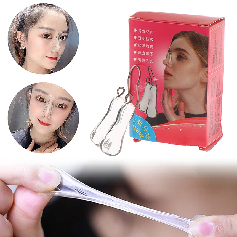 1PC Nose UP Lifting Shaping Shaper Orthotics คลิปความงามจมูกนวดกระชับสัดส่วนยืดคลิปเครื่องมือ Nose UP คลิป Corrector