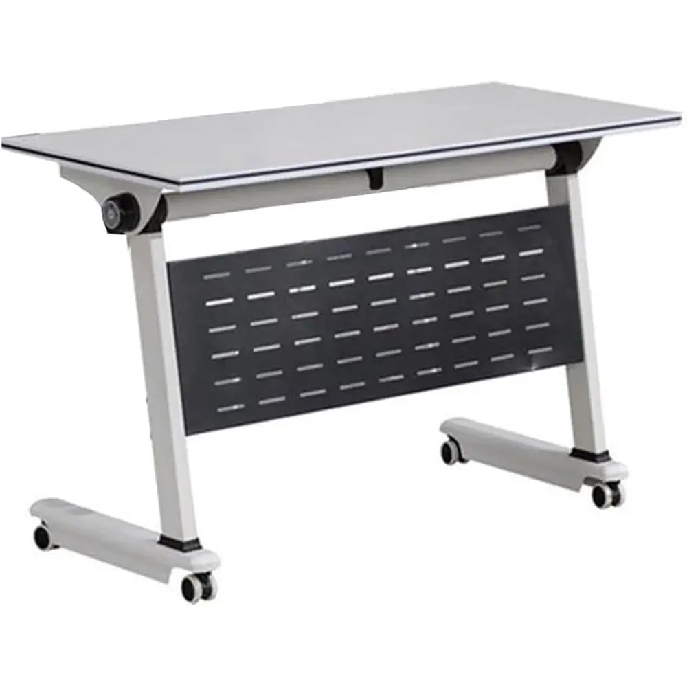 

360° Silent Swivel Long Folding Tables for Meetings and Training (140cm x 60cm)