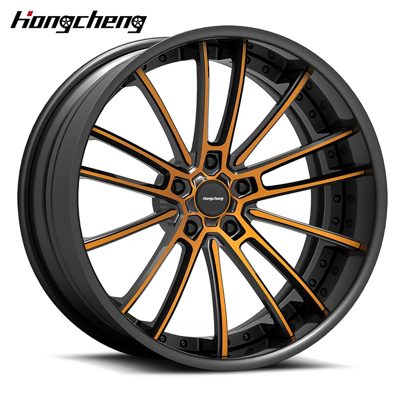 New model of 26Hot Selling High-Quality Passenger Car Alloy Forged Wheels With Frosted Design Two-Piece Automotive Wheel Hub
