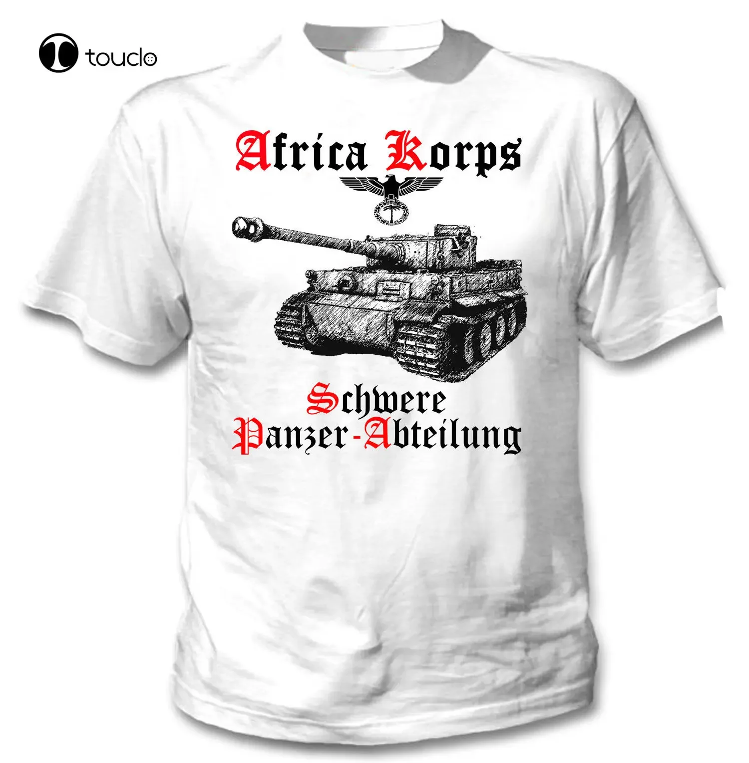 New Arrival Men'S Fashion Tiger Panzer I Africa Korps Wwii - New White Cotton Tshirt Tee Shirt Unisex Fashion Tshirt Summer