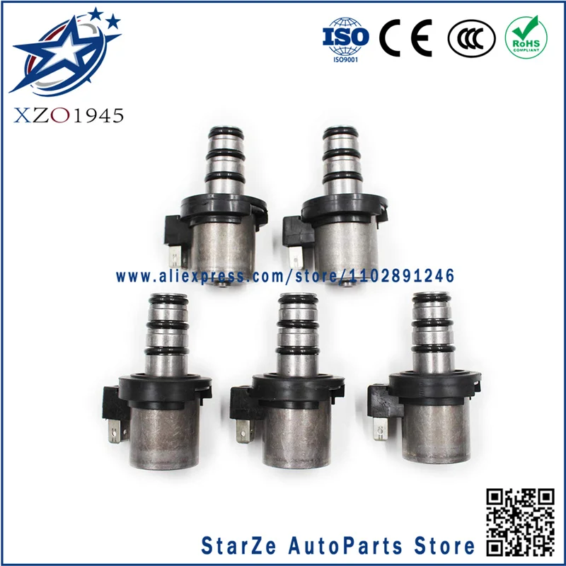 

5pcs R4A41 F4A51 F4A41 F4A42 High Quality Transmission Shift Solenoid Valve MD758981 46313-39051 For Mitsubishi Hyundai Kia
