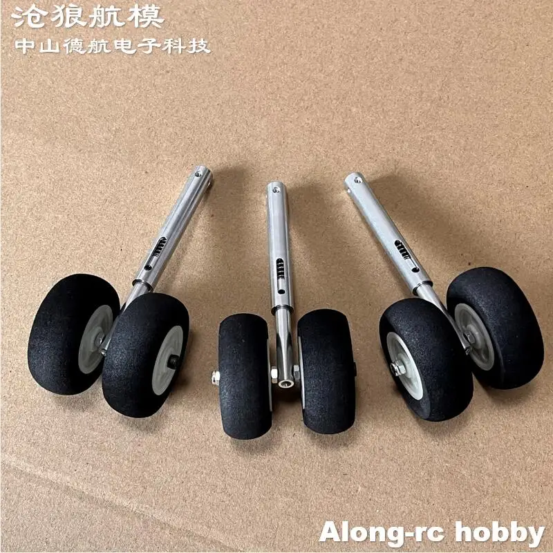 D3 or D4 115mm EVA Wheels Lightweight Aluminum alloy Anti-Vibration Landing Gears for Retractable LG RC Airplane DIY Models Part
