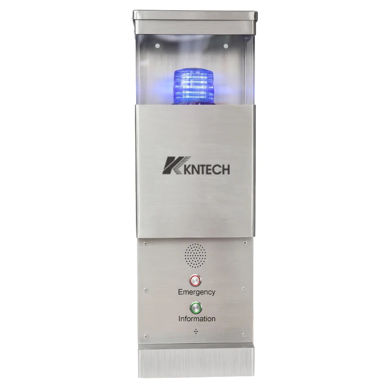 Blue Light Call Box SOS Telephone Outdoor SIP Intercom Phone Roadside Emergency Call Station
