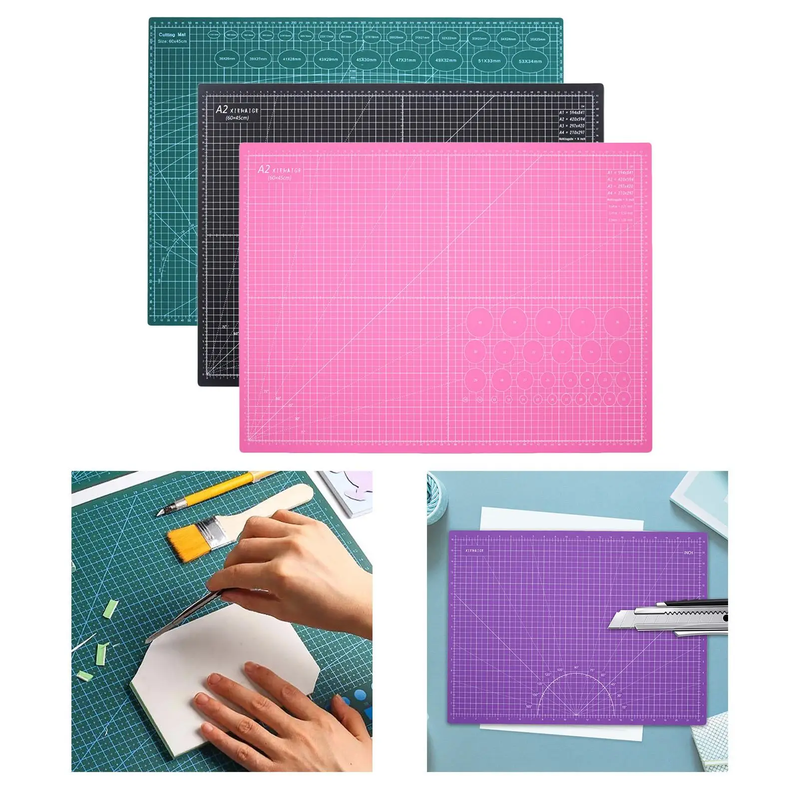 Perfect Self Cutting Mat, Non-Slip Gridded Rotary , Necessary for Quilting, Sewing, Craft, Fabric