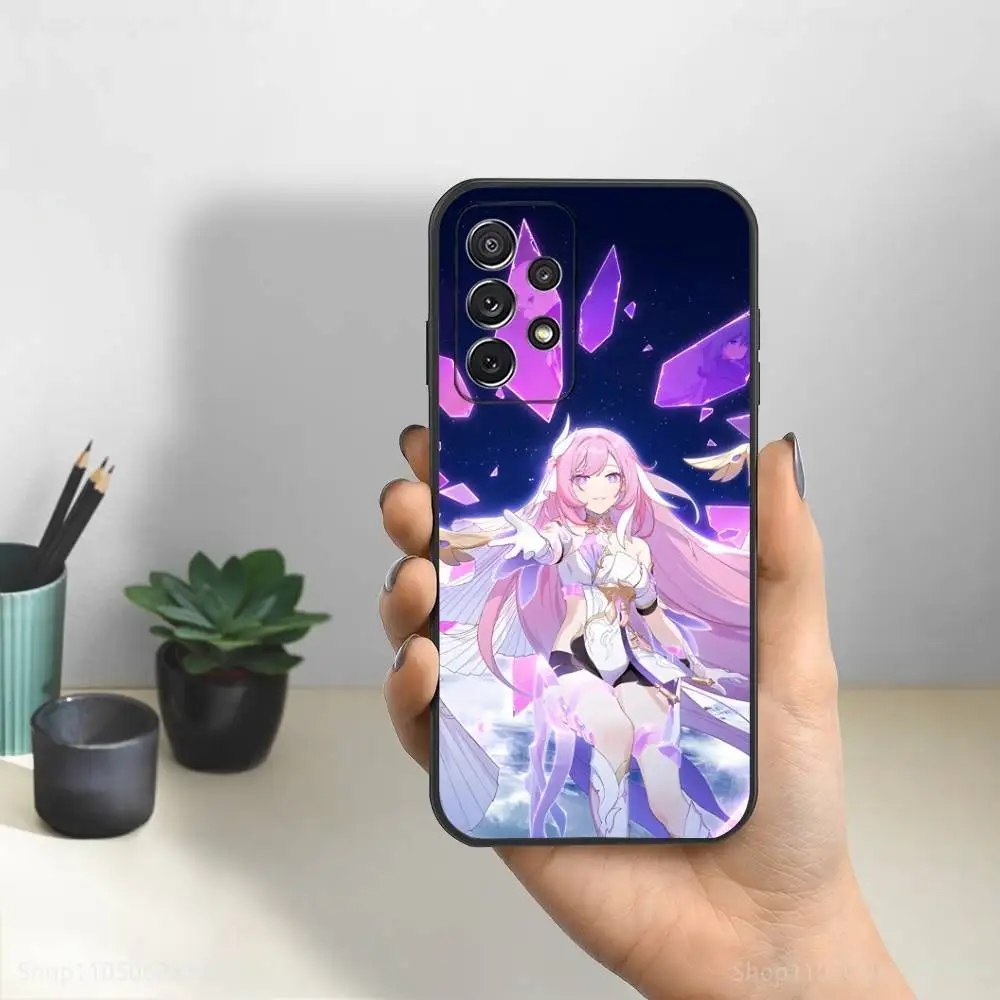 Capa de telefone Game H-Honkai I-Impact-3rd para Samsung S25, S24, S23, S22, S21, S20, S10, Ultra, Plus, Lite, FE, capa preta de silicone macio