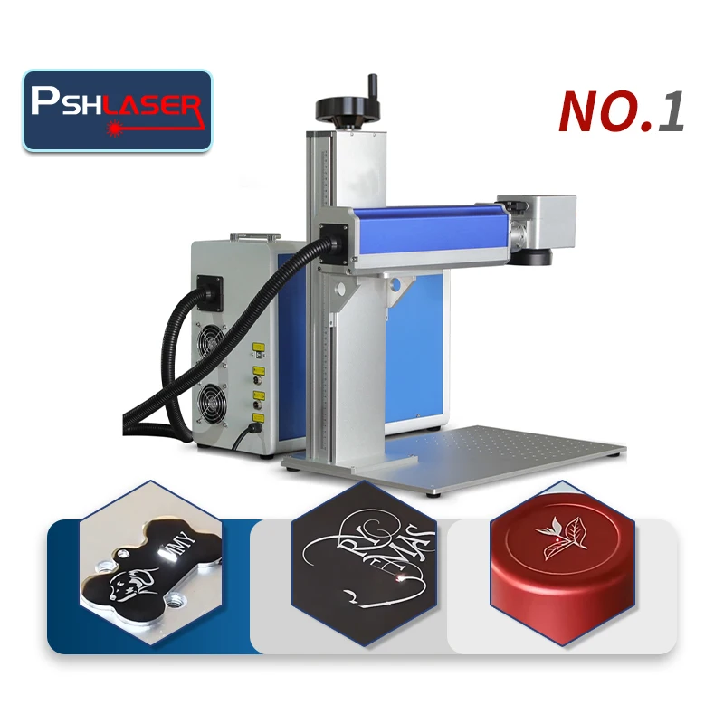 Split UV Laser Marker 3W 5W Air-Cooled CNC Control For Glass Ceramic Metal Etching Engraving 3-Year Warranty