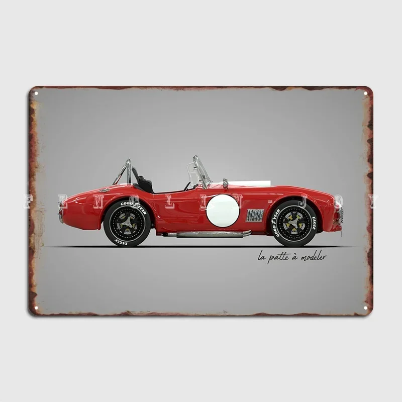 Shelby Ac Cobra Poster Metal Plaque Cinema Garage Club Bar Classic Plaques Tin Sign Posters